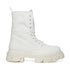 Combat Boots bianchi in canvas Swish Jeans, Donna, SKU w032000109, Immagine 0